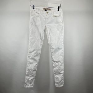 Zara Trafaluc White Slim Core Denim
